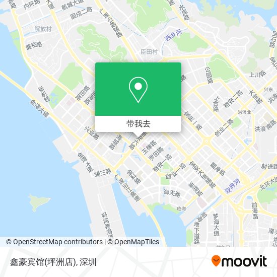 鑫豪宾馆(坪洲店)地图