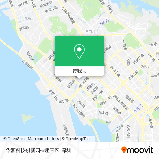 华源科技创新园-B座三区地图