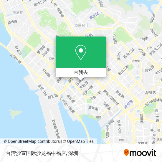 台湾沙宣国际沙龙福中福店地图