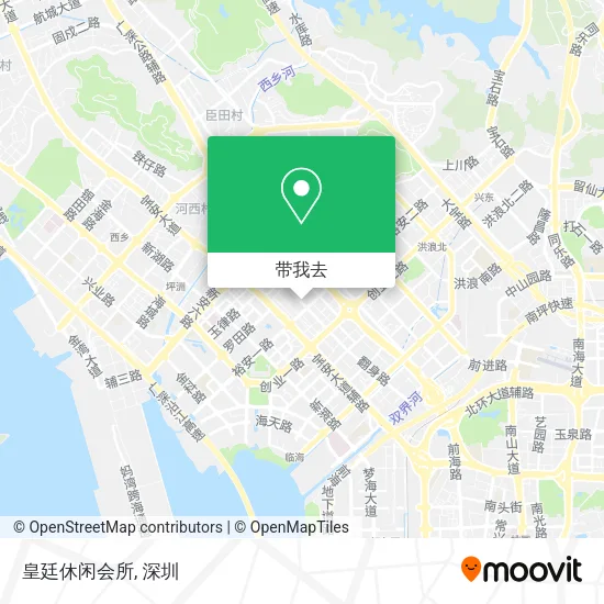 皇廷休闲会所地图