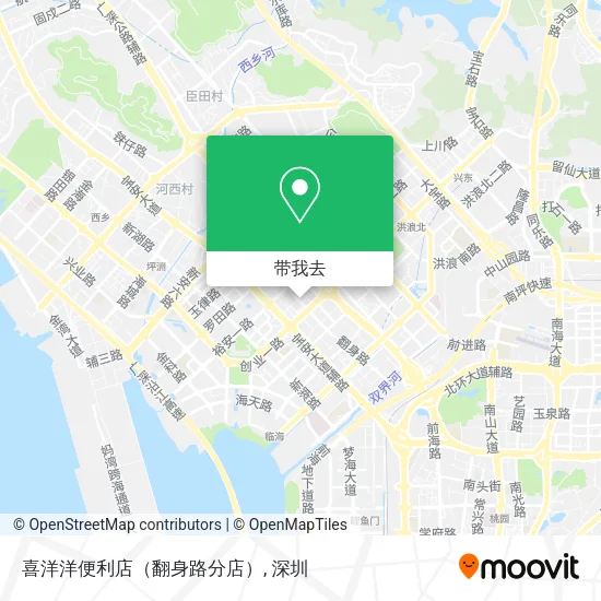 喜洋洋便利店（翻身路分店）地图
