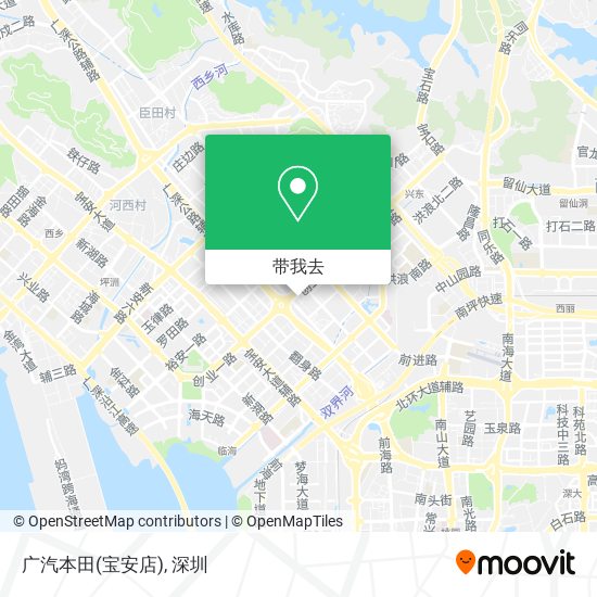 广汽本田(宝安店)地图