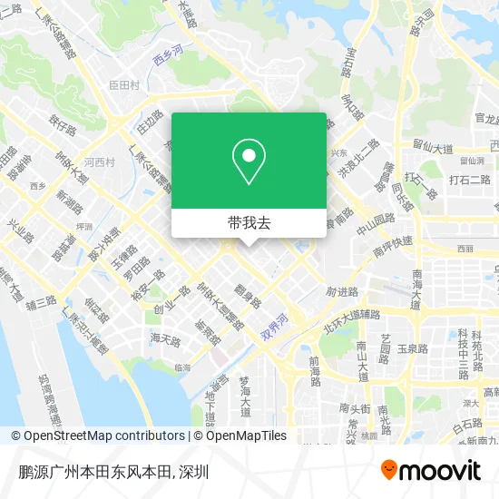 鹏源广州本田东风本田地图
