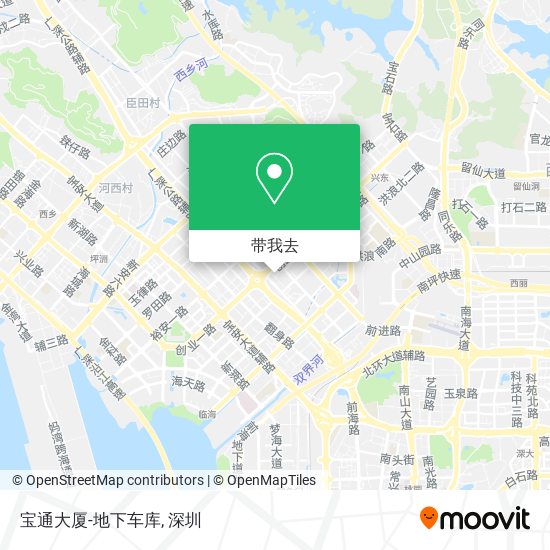 宝通大厦-地下车库地图