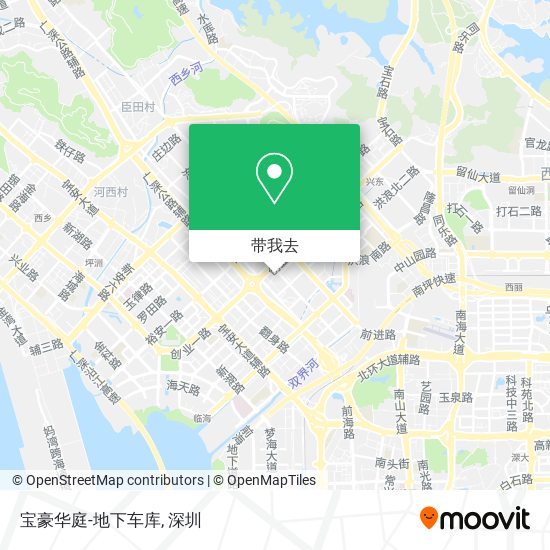 宝豪华庭-地下车库地图