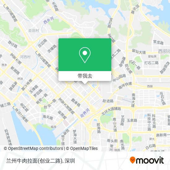 兰州牛肉拉面(创业二路)地图