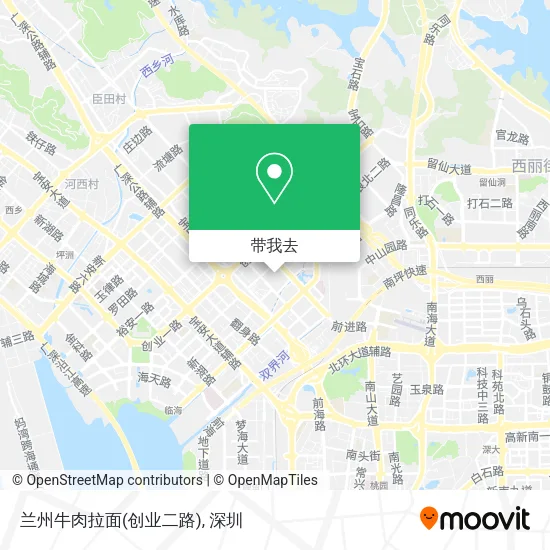兰州牛肉拉面(创业二路)地图