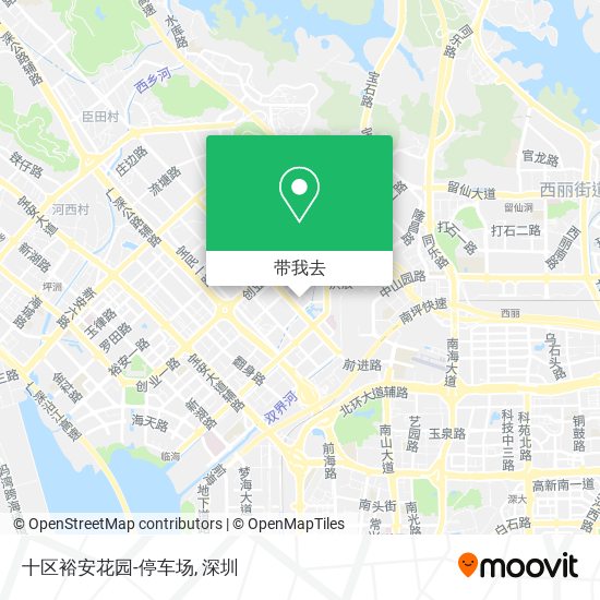 十区裕安花园-停车场地图