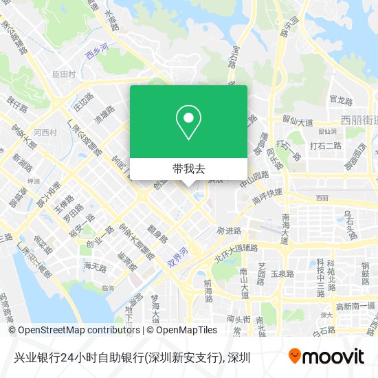 兴业银行24小时自助银行(深圳新安支行)地图
