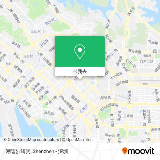 潮隆沙锅粥地图