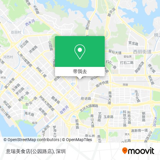 意瑞美食店(公园路店)地图