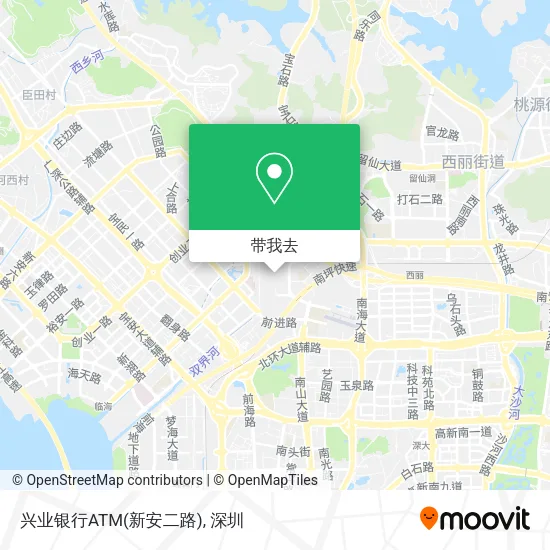 兴业银行ATM(新安二路)地图