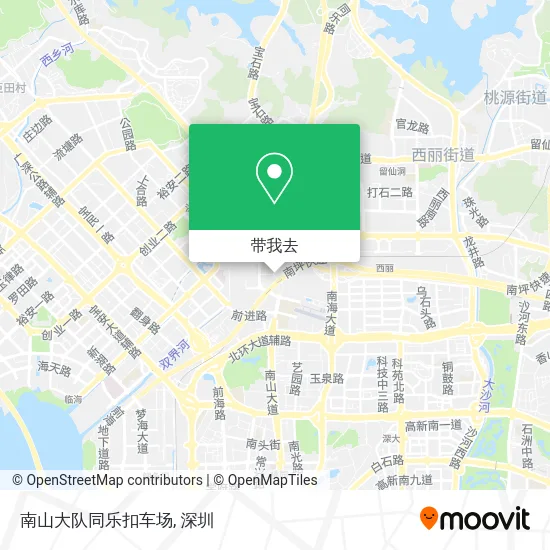 南山大队同乐扣车场地图