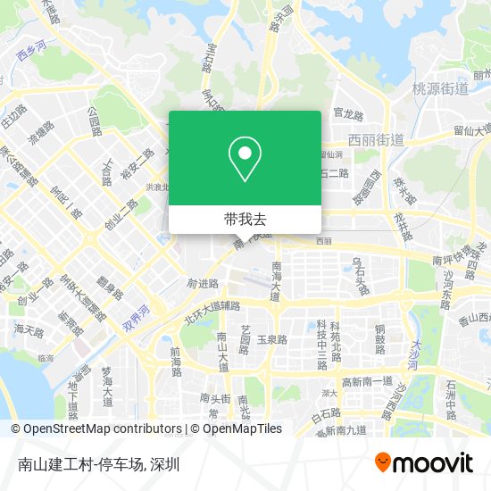南山建工村-停车场地图