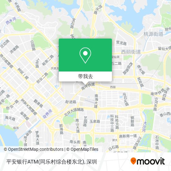 平安银行ATM(同乐村综合楼东北)地图