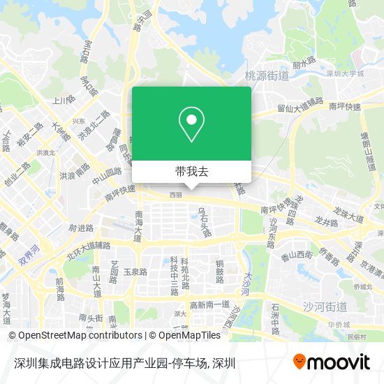 深圳集成电路设计应用产业园-停车场地图