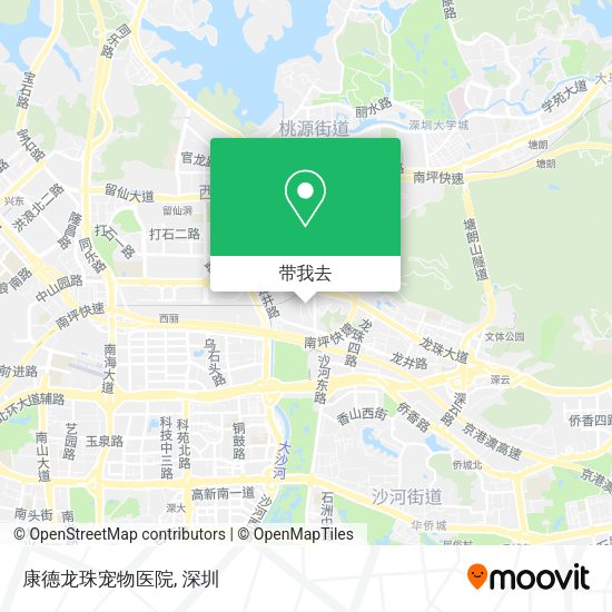 康德龙珠宠物医院地图