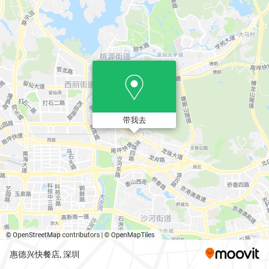 惠德兴快餐店地图