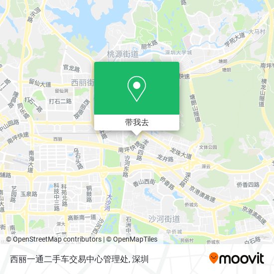 西丽一通二手车交易中心管理处地图