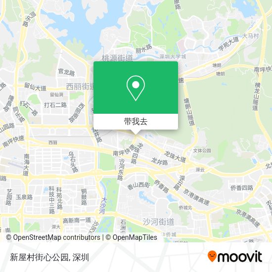 新屋村街心公园地图