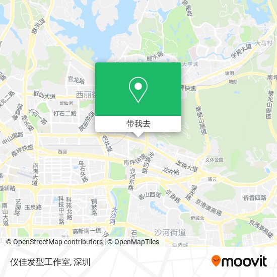 仪佳发型工作室地图