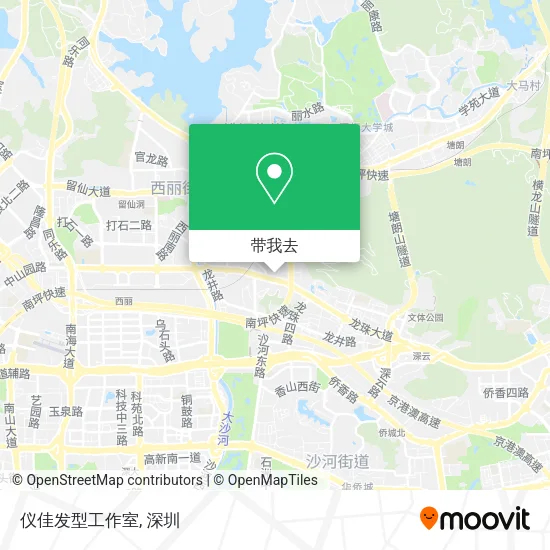 仪佳发型工作室地图