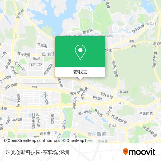 珠光创新科技园-停车场地图