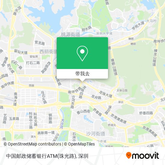 中国邮政储蓄银行ATM(珠光路)地图