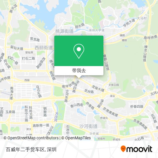百威年二手货车区地图