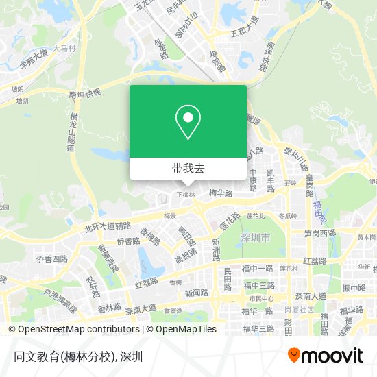 同文教育(梅林分校)地图