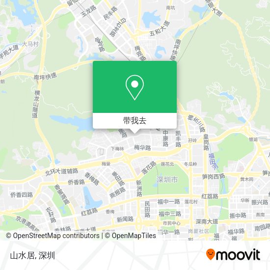 山水居地图