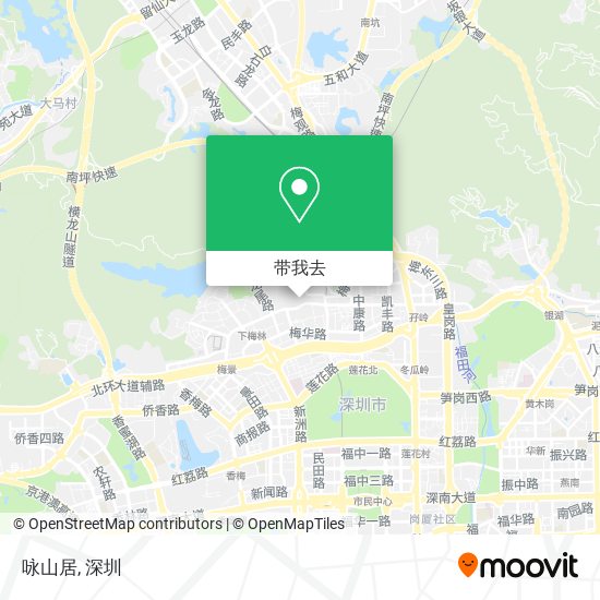 咏山居地图