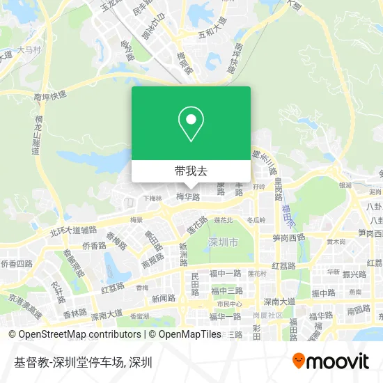 基督教-深圳堂停车场地图