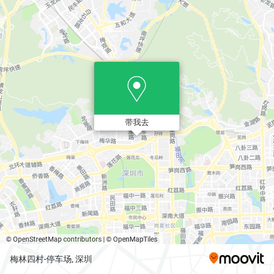 梅林四村-停车场地图