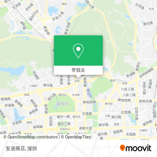 安居商店地图