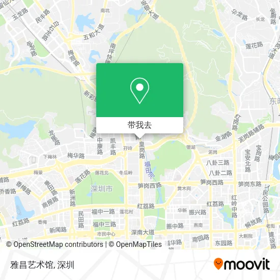 雅昌艺术馆地图