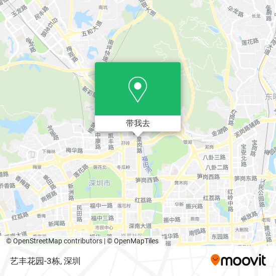 艺丰花园-3栋地图