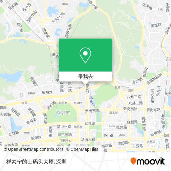 祥泰宁的士码头大厦地图