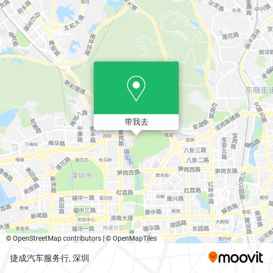 捷成汽车服务行地图