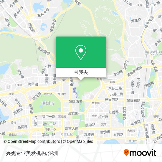 兴妮专业美发机构地图