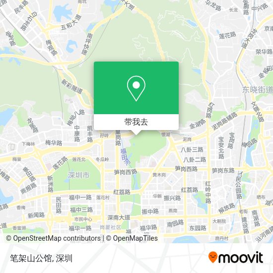 笔架山公馆地图