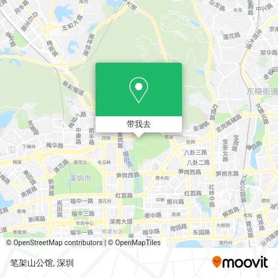 笔架山公馆地图