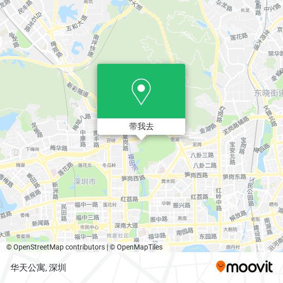 华天公寓地图