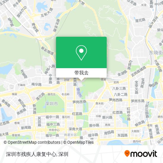 深圳市残疾人康复中心地图