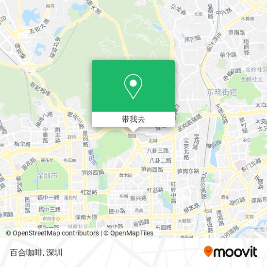 百合咖啡地图