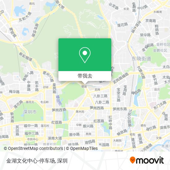 金湖文化中心-停车场地图