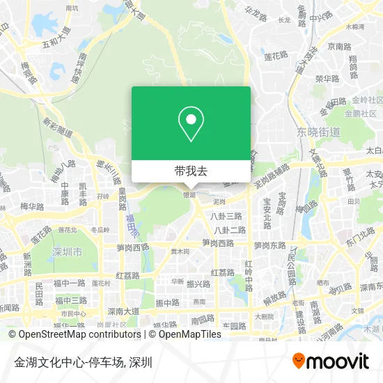 金湖文化中心-停车场地图