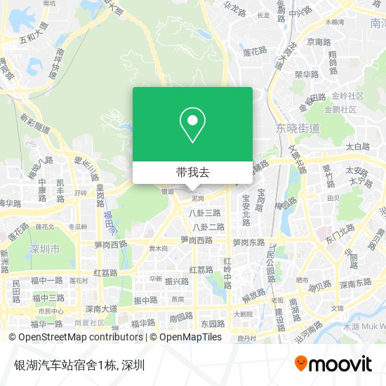 银湖汽车站宿舍1栋地图