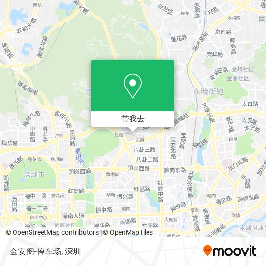 金安阁-停车场地图