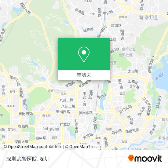 深圳武警医院地图